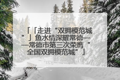 「走进“双拥模范城”」鱼水情深耀常德——常德市第三次荣膺“全国双拥模范城”