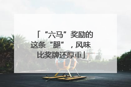 “六马”奖励的这条“腿”，风味比奖牌还厚重
