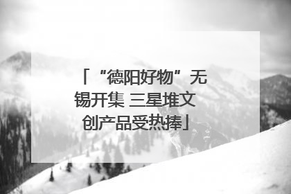 “德阳好物”无锡开集 三星堆文创产品受热捧