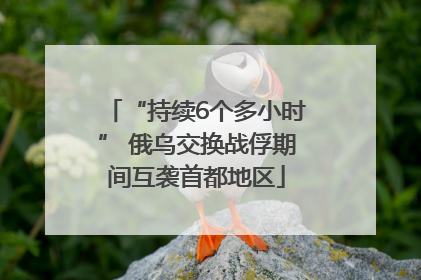 “持续6个多小时” 俄乌交换战俘期间互袭首都地区