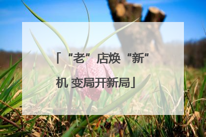 “老”店焕“新”机 变局开新局