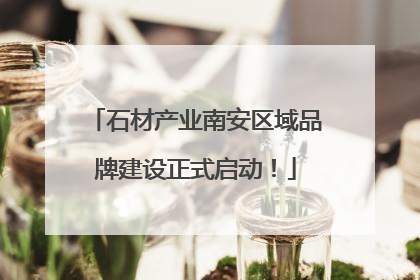 石材产业南安区域品牌建设正式启动！