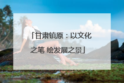 甘肃镇原：以文化之笔 绘发展之景