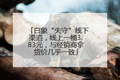 白象“失守”线下渠道，线上一桶3.83元，与经销商拿货价几乎一致