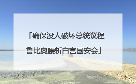 确保没人破坏总统议程 鲁比奥腰斩白宫国安会