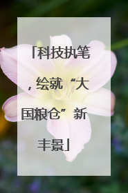 科技执笔，绘就“大国粮仓”新丰景