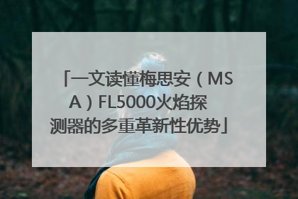 一文读懂梅思安（MSA）FL5000火焰探测器的多重革新性优势
