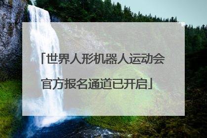 世界人形机器人运动会官方报名通道已开启