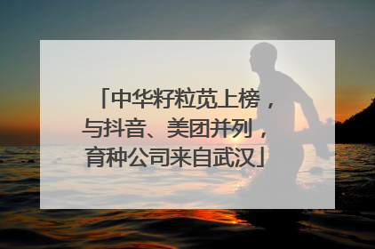 中华籽粒苋上榜，与抖音、美团并列，育种公司来自武汉