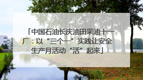 中国石油长庆油田采油十一厂：以“三个一”实践让安全生产月活动“活”起来