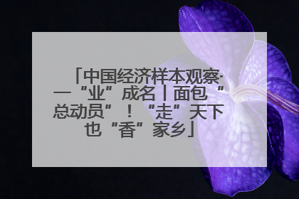 中国经济样本观察·一“业”成名丨面包“总动员”！“走”天下也“香”家乡