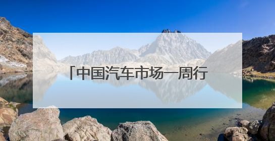 中国汽车市场一周行业信息快报——2025年5月第5期
