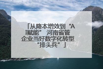 从降本增效到“AI赋能” 河南省管企业当好数字化转型“排头兵”