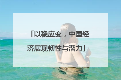 以稳应变，中国经济展现韧性与潜力