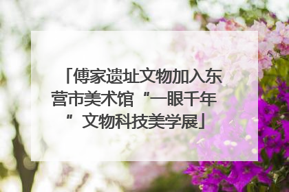 傅家遗址文物加入东营市美术馆“一眼千年”文物科技美学展