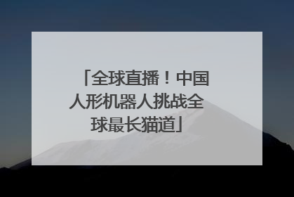 全球直播！中国人形机器人挑战全球最长猫道