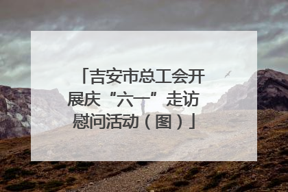 吉安市总工会开展庆“六一”走访慰问活动（图）
