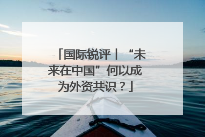 国际锐评丨“未来在中国”何以成为外资共识？