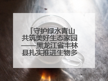 守护绿水青山 共筑美好生态家园——黑龙江省丰林县扎实推进生物多样性保护工作