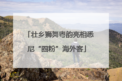 壮乡狮舞粤韵亮相悉尼“圈粉”海外客