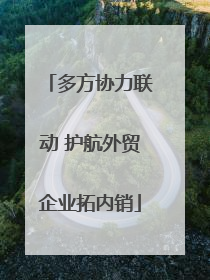 多方协力联动 护航外贸企业拓内销