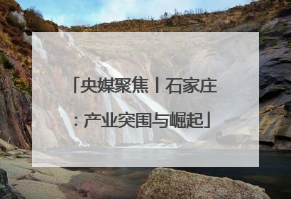 央媒聚焦丨石家庄：产业突围与崛起
