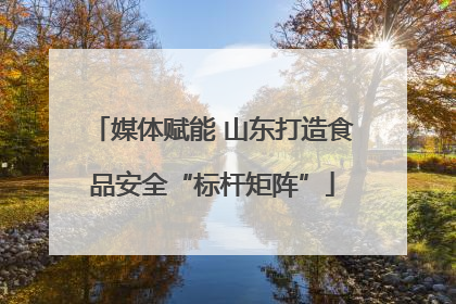 媒体赋能 山东打造食品安全“标杆矩阵”