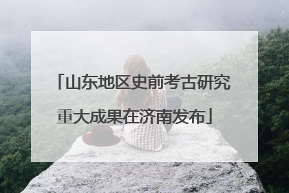 山东地区史前考古研究重大成果在济南发布