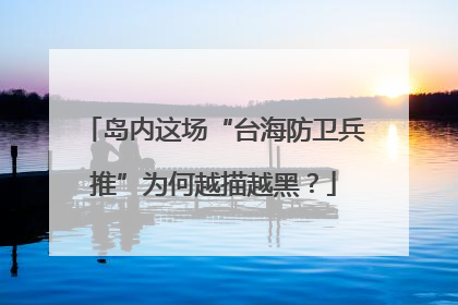 岛内这场“台海防卫兵推”为何越描越黑？