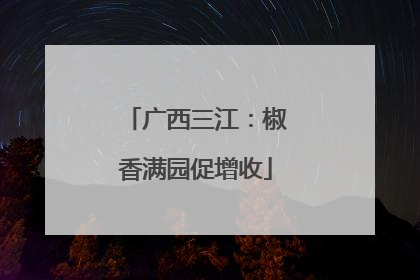 广西三江：椒香满园促增收