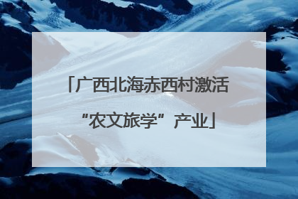 广西北海赤西村激活“农文旅学”产业