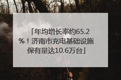年均增长率约65.2%！济南市充电基础设施保有量达10.6万台