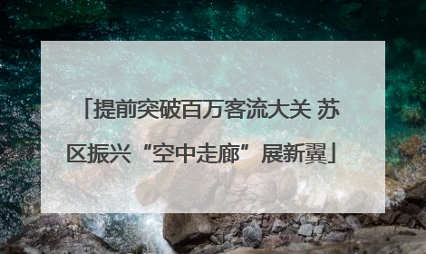 提前突破百万客流大关 苏区振兴“空中走廊”展新翼