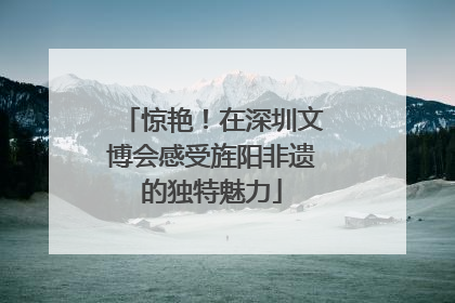 惊艳！在深圳文博会感受旌阳非遗的独特魅力
