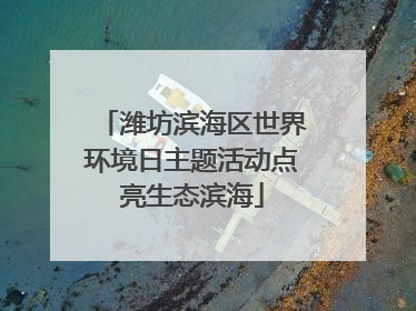 潍坊滨海区世界环境日主题活动点亮生态滨海