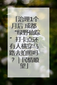 治理1个月后 成都“绿野仙踪”打卡点还有人横穿马路去拍照吗？｜民情瞭望