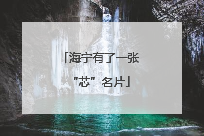 海宁有了一张“芯”名片