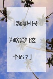 渤海村民为啥爱扫这个码？