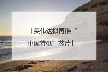英伟达拟再推“中国特供”芯片