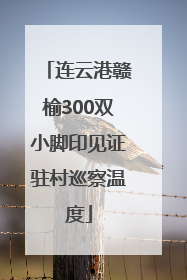 连云港赣榆300双小脚印见证驻村巡察温度