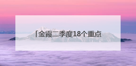 金霞二季度18个重点项目签约投资42亿元