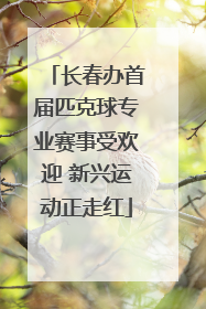 长春办首届匹克球专业赛事受欢迎 新兴运动正走红