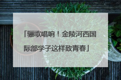 骊歌唱响！金陵河西国际部学子这样致青春