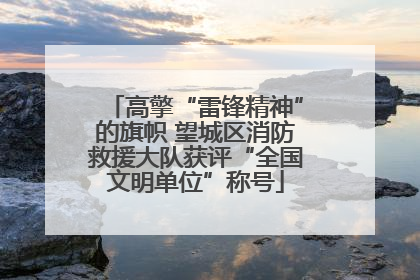 高擎“雷锋精神”的旗帜 望城区消防救援大队获评“全国文明单位”称号