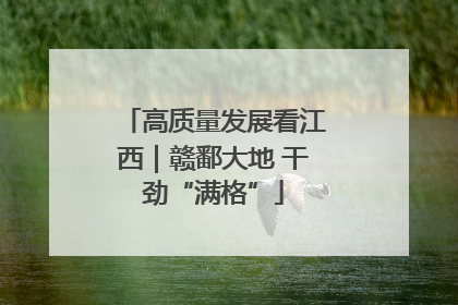 高质量发展看江西｜赣鄱大地 干劲“满格”