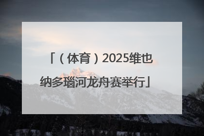 （体育）2025维也纳多瑙河龙舟赛举行