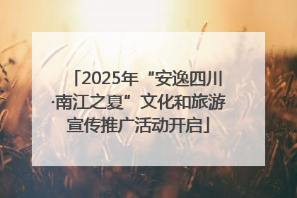 2025年“安逸四川·南江之夏”文化和旅游宣传推广活动开启