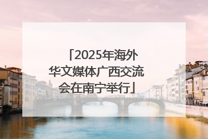 2025年海外华文媒体广西交流会在南宁举行